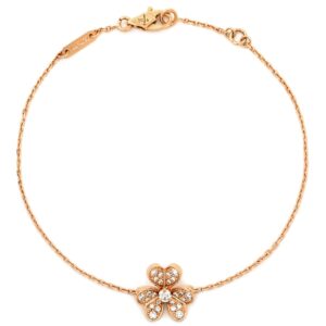 ヴァンクリーフアーペル Van Cleef & Arpels ブレスレット フリヴォル ブレスレット ダイヤ ミニ ピンクゴールド ローズゴールド 750 18K VCARP7RD00 【箱】 【中古】新品同様品