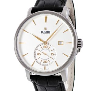 ラドー RADO ダイヤマスター プチ セコンド オートマティック コスク R14053016 新品同様 デイト メンズ 腕時計自動巻き シルバー 【中古】新品同様品