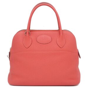 エルメス HERMES 2WAYバッグ ボリード 31 トリヨンクレマンス ルージュピヴォワンヌ シルバー金具 赤 ハンドバッグ ショルダー T 【保存袋】 【中古】中古美品