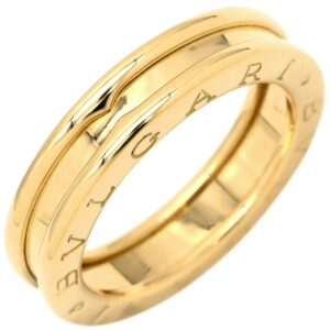 ブルガリ BVLGARI リング 指輪 ビーゼロワン B-zero1 リング XS イエローゴールド #51(JP11) Au750 18K 18金 11号 【中古】中古美品
