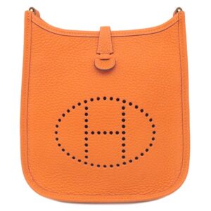 エルメス HERMES ショルダーバッグ エヴリン TPM 16 トリヨンクレマンス オレンジ ゴールド金具 エブリン 2024年製 W 【箱】 【中古】新品同様品