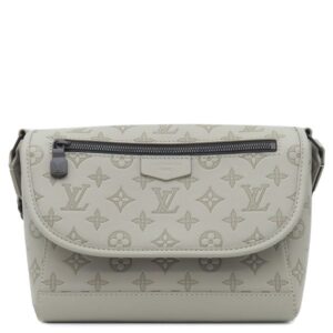 ルイヴィトン LOUIS VUITTON ショルダーバッグ パルス メッセンジャー カーフ モノグラムシャドウ サンド マットブラック金具 ベージュ M14912 RFID 【箱】 【中古】