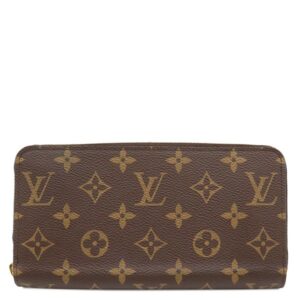 【★3％OFFクーポン】ルイヴィトン LOUIS VUITTON 長財布 ジッピーウォレット モノグラムキャンバス モノグラム×コクリコ ゴールド金具 ラウンドファスナー M41896 RFID 【中古】新品同様品