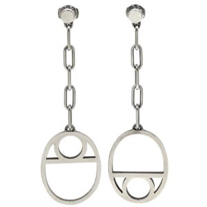 エルメス HERMES ピアス シェーヌダンクル ゲーム シルバー925 シルバー AG925 シルバー ドロップ スウィング 【中古】中古品