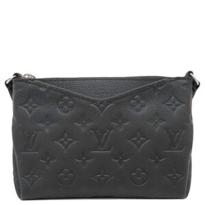 ルイヴィトン LOUIS VUITTON ショルダーバッグ ポシェット モノグラムアンプラント ブラック シルバー金具 黒 限定品 R98570 AR2260 【箱】 【中古】新品同様品
