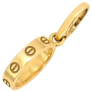 カルティエ Cartier ペンダントトップ ラブチャーム イエローゴールド 750YG 18K ネックレストップ 【中古】中古品