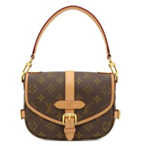 【★3％OFFクーポン】ルイヴィトン LOUIS VUITTON 2WAYバッグ ソミュール BB モノグラムキャンバス モノグラム ゴールド金具 茶 ハンドバッグ ショルダー M46740 RFID 【箱】 【中古】中古美品