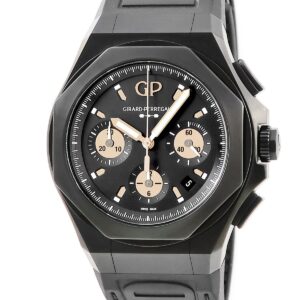 ジラールペルゴ GIRARD PERREGAUX ロレアート アブソルート ゴールドフィーバー 81060-21-492-FH3A ブラック 限定 メンズ 腕時計自動巻き ブラック 【中古】