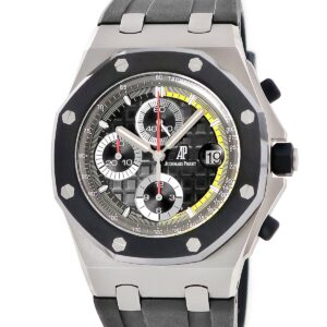 オーデマピゲ AUDEMARS PIGUET ロイヤルオーク オフショア クロノグラフ セバスチャン ブエミ 26207IO.OO.A002CA.01 メンズ 腕時計自動巻き ブラック 【中古】