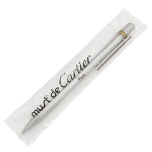 カルティエ Cartier ボールペン トリニティ メタル シルバー 未開封 残量未確認 回転式 ツイスト式 【ケース】 【中古】