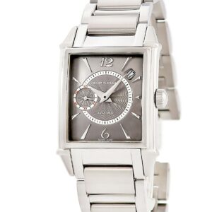 ジラールペルゴ GIRARD PERREGAUX OH済 ヴィンテージ 1945 25932.1.11.206 グレー デイト スモールセコンド ギョウシェ メンズ 腕時計自動巻き グレー 【中古】
