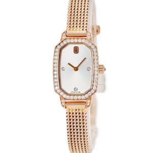ハリーウィンストン Harry Winston エメラルド EMEQHM18RR002 K18RG無垢 純正ダイヤ シルバー サンレイ レディース 腕時計クオーツ シルバー 【中古】中古美品
