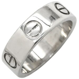 カルティエ Cartier リング 指輪 ラブリング ホワイトゴールド #50(JP10) LOVE Ring 750 18K WG 18金 9.5号 B4084700 【中古】