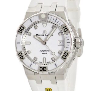 モーリスラクロア Maurice Lacroix アイコン ベンチュラー 38mm AI6057-SSL70-150-7 未使用 純正ダイヤ ホワイト メンズ 腕時計自動巻き ホワイト 【中古】