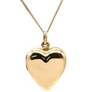 ティファニー Tiffany & Co ネックレス ハート ロケット ペンダント イエローゴールド T＆Co. 14K YG 【中古】