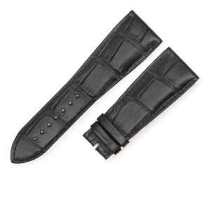 ピアジェ PIAGET 腕時計パーツ クロコダイル ブラック 純正 替え クロコ ベルト バンド ストラップ 26ｍｍ ブラック 黒 【中古】中古美品