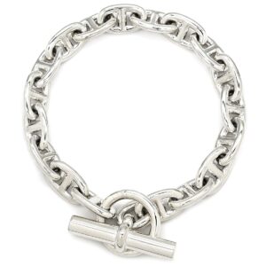 エルメス HERMES ブレスレット シェーヌダンクル MM シルバー925 シルバー 18コマ スターリングシルバー SV925 Ag925 【中古】新品同様品