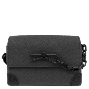 【★3%OFFクーポン】ルイヴィトン LOUIS VUITTON ショルダーバッグ スティーマー ウェアラブル ウォレット レザー モノグラムトリヨン ブラック金具 ショルダー M81746 RFID 【保存袋】 【中古】中古美品