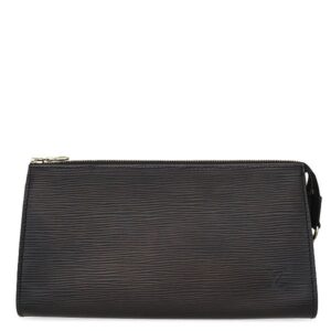 【★3％OFFクーポン】ルイヴィトン LOUIS VUITTON アクセサリーポーチ ポシェット アクセソワール エピレザー ブラック ゴールド金具 黒 ハンドバッグ ミニバッグ M52942 AR0010 【箱】 【中古】中古美品
