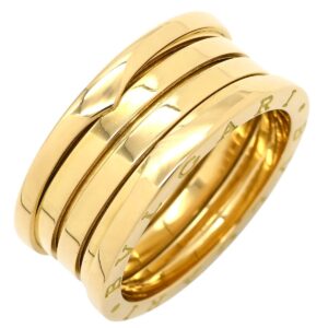 ブルガリ BVLGARI リング 指輪 ビーゼロワン B-zero1 4バンドリング イエローゴールド #62(JP22) Au750 YG 18K 18金 20.5号 【中古】