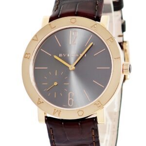 ブルガリ BVLGARI ブルガリブルガリ 102505 BBP41GXTRO K18PG無垢 グレー スモールセコンド メンズ 腕時計手巻き グレー 【中古】