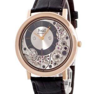 ピアジェ PIAGET アルティプラノ アルティメート オートマティック G0A43120 OH済 K18PG無垢 オフセンター メンズ 腕時計自動巻き シルバー 【中古】中古美品