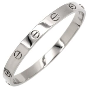 カルティエ Cartier ブレスレット LOVE ラブブレスレット 旧型 ホワイトゴールド #16 750WG 18K 18金 バングル 【修理証明書】 【中古】中古美品