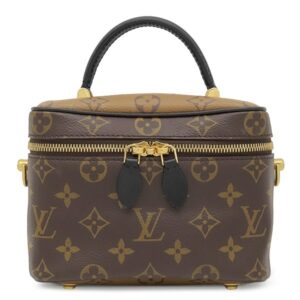 【★3％OFFクーポン】ルイヴィトン LOUIS VUITTON 2WAYバッグ ヴァニティ NV PM モノグラムキャンバス モノグラムリバースキャンバス モノグラム×モノグラムリバース ゴールド金具 バニティ ショルダー チェーン 旧型 M45165 RFID 【箱】 【中古】中古美品