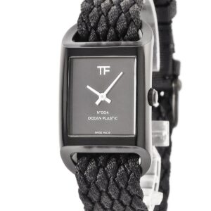 トムフォード TOM FORD N.004 オーシャンプラスチック タイムピース TF0120249878 未使用 黒 メンズ レディース 腕時計クオーツ ブラック 【中古】未使用保管品