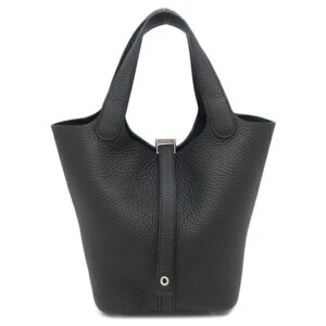 エルメス HERMES ハンドバッグ ピコタンロックPM トリヨンクレマンス ブラック シルバー金具 黒 W刻印(2024年製) 【箱】 【中古】