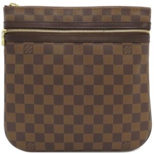 ルイヴィトン LOUIS VUITTON ショルダーバッグ ポシェット ボスフォール ダミエキャンバス ダミエエベヌ ゴールド金具 茶 N51111 MI2058 【保存袋】 【中古】中古美品
