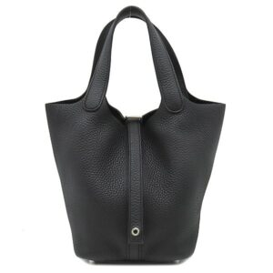 エルメス HERMES ハンドバッグ ピコタンロック 18 PM トリヨンクレマンス ブラック シルバー金具 黒 Z 【箱】 【中古】新品同様品