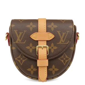 ルイヴィトン LOUIS VUITTON ショルダーバッグ ミクロ シャンティイ モノグラムキャンバス モノグラム ゴールド金具 茶 M46643 RFID 【中古】新品同様品