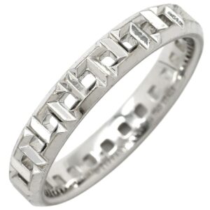 ティファニー Tiffany & Co リング 指輪 Tトゥルー ナロー リング ホワイトゴールド AU750 18K WG Tパターン 13.5号 62508302 【箱】 【中古】