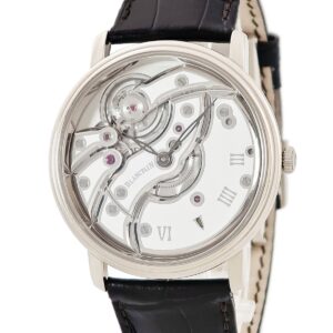 ブランパン BLANCPAIN ヴィルレ インバーテッド 6616-1527-55B K18WG無垢 ローマン ホワイトセラミック メンズ 腕時計手巻き ホワイト 【中古】