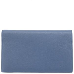 エルメス HERMES 手帳カバー アジェンダヴィジョン シェーブル ブルーアガット シルバー金具 X刻印 【箱】 【中古】