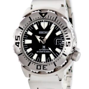 セイコー SEIKO プロスペックス ダイバースキューバ SBDC025 6R15-02X0 ブラックモンスター デイト 夜光 メンズ 腕時計自動巻き ブラック 【中古】