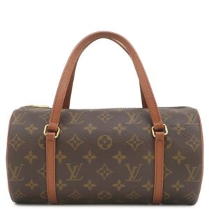 ルイヴィトン LOUIS VUITTON ハンドバッグ パピヨン 26 モノグラムキャンバス モノグラム ゴールド金具 茶 ボストン 旧型 M51366 NO0915 【中古】中古美品