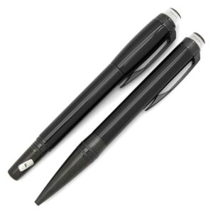 モンブラン Montblanc 文具 スターウォーカー アーバンスピード 2点セット K14 プレシャスレジン ブラック×レッド 万年筆(F) ボールペン/筆記確認済み 【中古】新品同様品
