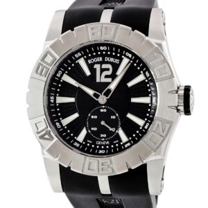 ロジェデュブイ ROGER DUBUIS ニューイージーダイバー SED46-821-91-00/09A01/A OH済 黒 逆回転防止ベゼル 限定 メンズ 腕時計自動巻き ブラック 【中古】中古美品