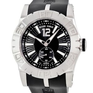 ロジェデュブイ ROGER DUBUIS ニュー イージーダイバー DBSE0257 黒 逆回転防止ベゼル スモールセコンド 限定 メンズ 腕時計自動巻き ブラック 【中古】中古美品