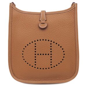 エルメス HERMES ショルダーバッグ エヴリンTPM 16 ロング トリヨンクレマンス ゴールド シルバー金具 新品 未使用 茶 2025年製 K 【箱】 【中古】