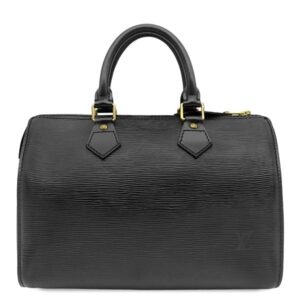 ルイヴィトン LOUIS VUITTON ハンドバッグ スピーディ25 エピレザー ノワール ゴールド金具 黒 ボストンバッグ 鍵 パドロック欠品 M59032 VI1923 【中古】中古美品