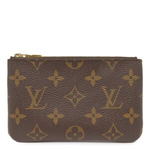 ルイヴィトン LOUIS VUITTON コインケース ポシェット クレ S モノグラムキャンバス モノグラム ゴールド金具 茶 小銭入れ キーチェーン付き M13559 MM3285 【中古】新品同様品