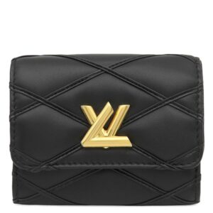 ルイヴィトン LOUIS VUITTON 二つ折り財布 ロザリー GO-14 ラムスキン ノワール ゴールド金具 マルタージュ M83078 RFID 【箱】 【中古】未使用保管品