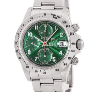 チュードル TUDOR クロノタイム タイガー 79280 B番 グリーン タイガー・ウッズ チューダー メンズ 腕時計自動巻き グリーン 【中古】