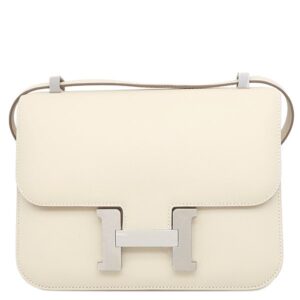 エルメス HERMES ショルダーバッグ コンスタンス 24 ミロワール ヴォーエプソン クレ シルバー金具 新品 未使用 ヘアライン 2025年製 K 【箱】 【中古】未使用保管品