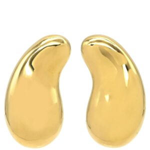 ティファニー Tiffany & Co イヤリング ティアドロップ イエローゴールド 18K 750 YG エルサペレッティ クリップ 【箱】 【中古】