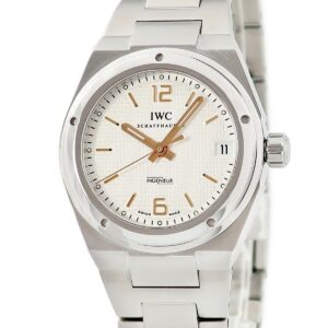 IWC IWC インヂュニア オートマティック ミッドサイズ IW451503 シルバー バー アラビア メンズ レディース 腕時計自動巻き シルバー 【中古】