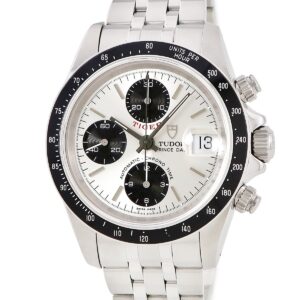 チュードル TUDOR クロノタイム プリンスデイト タイガー 79260 H番 シルバー スモールセコンド メンズ 腕時計自動巻き シルバー 【中古】